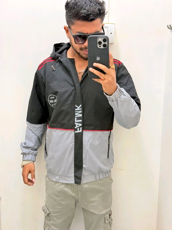 Aesthetic Windcheater - Black, M