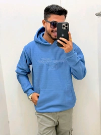 Cotton Imp Hoodie - Royal Blue, L