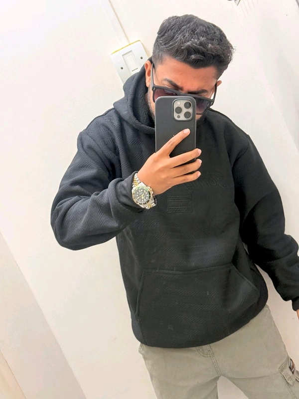 Cotton Imp Hoodie - M, Black