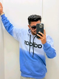 Double Shaded Imp Hoodie - White, M