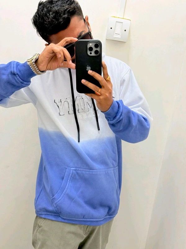 Double Shaded Imp Hoodie - M, White