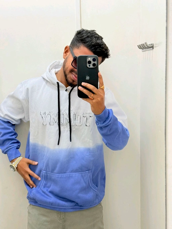 Double Shaded Imp Hoodie - L, White