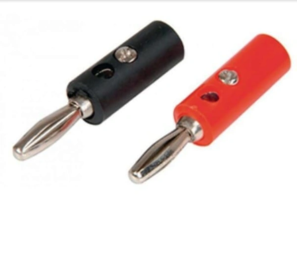 2 pcs 4mm Banana Plug male Terminal Connector - r102