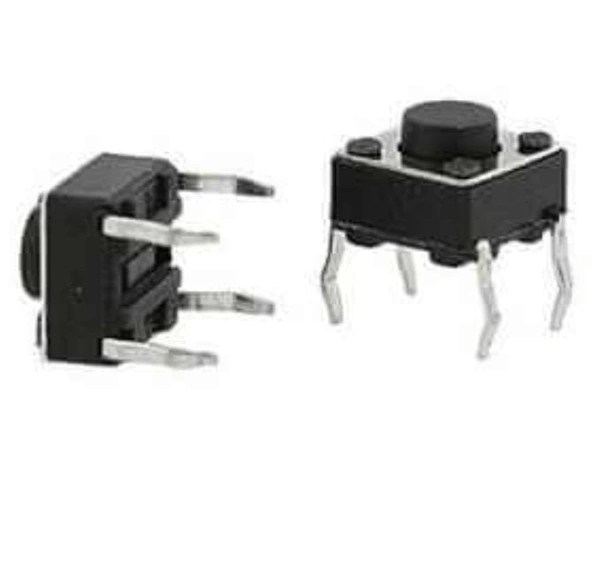 Push Button Switch DPDT 4 Pin - Pack of 3 - r16