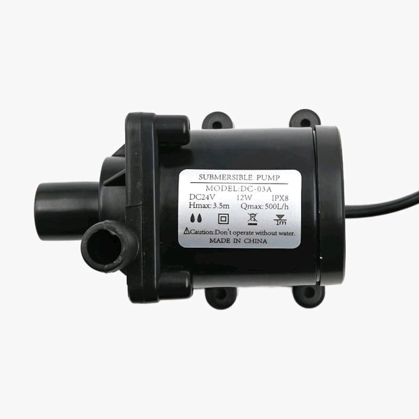 Mini 24V DC 12W Brushless Submersible Solar Water Pump Motor Q9 C4