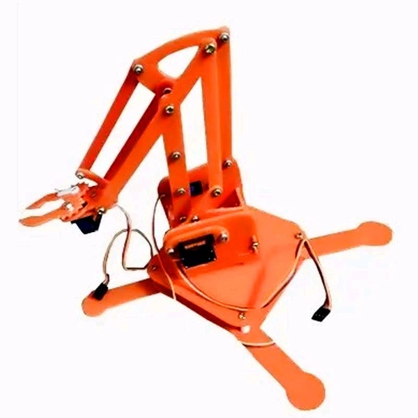 4 DOF Acrylic Robotic DIY Arm Kit (Without Servo Q19 C2
