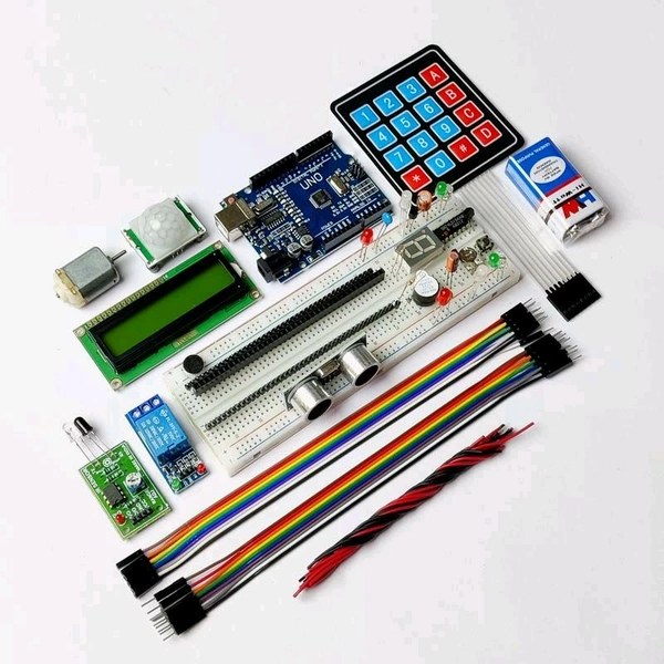 Professional Starter Kit with Uno, Sensors and Modules with Code and Schematics Based on Arduino Q19 C1