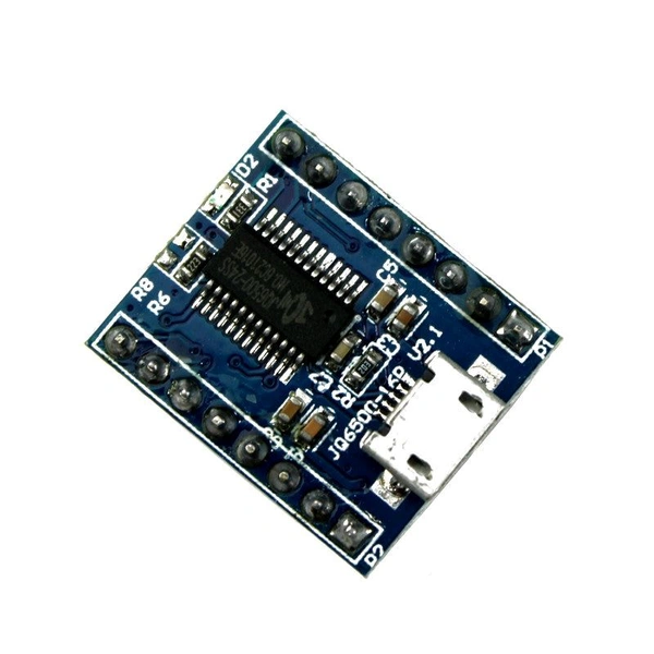 JQ6500 Voice Sound Module 16Mbit Music MP3 Play MCU Serial Control Module Q7 C6