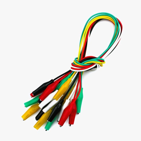 Alligator Double-ended Clip Jumper Wire (10 Pcs ) Q12 C10