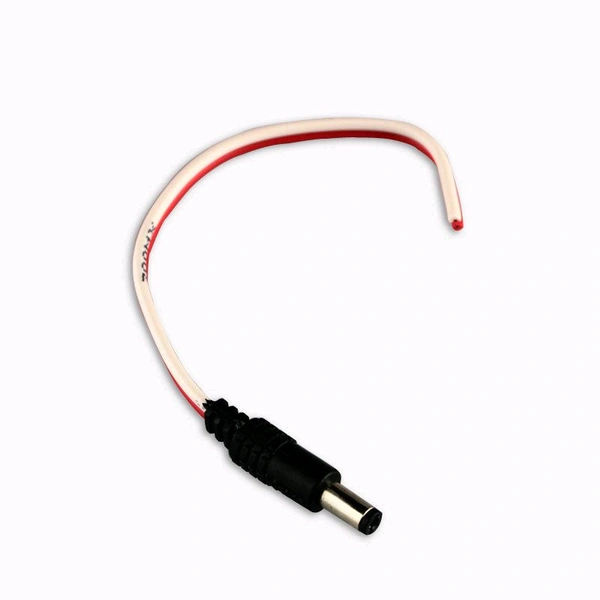 DC Male Jack Connector with Cable Wire Q12 C12