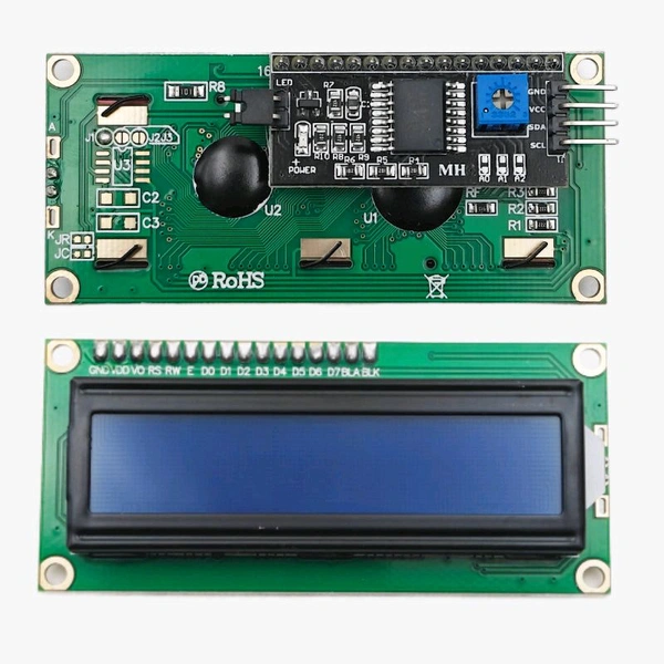 16x2 LCD Display (Blue Backlight) with IIC/I2C interface Q3 C1