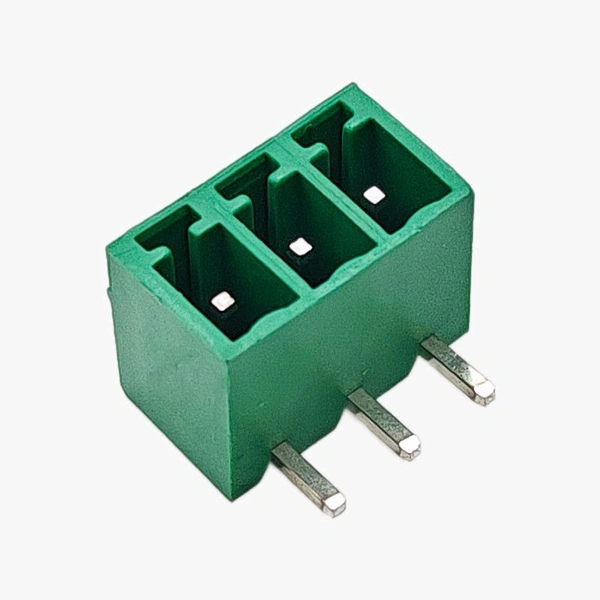 3Pin 3.81mm Pitch Pluggable PCB Mount Male Right Angle Terminal Block Connector