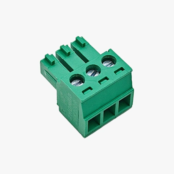3Pin 3.81mm Pitch Pluggable Female Right Angle Terminal Block Connector Q12 C5
