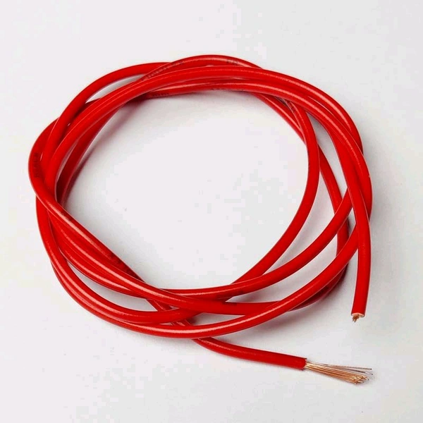 PVC Cable 1 sq mm Multi strand wire - 1 Meter (Red) Q17 C2