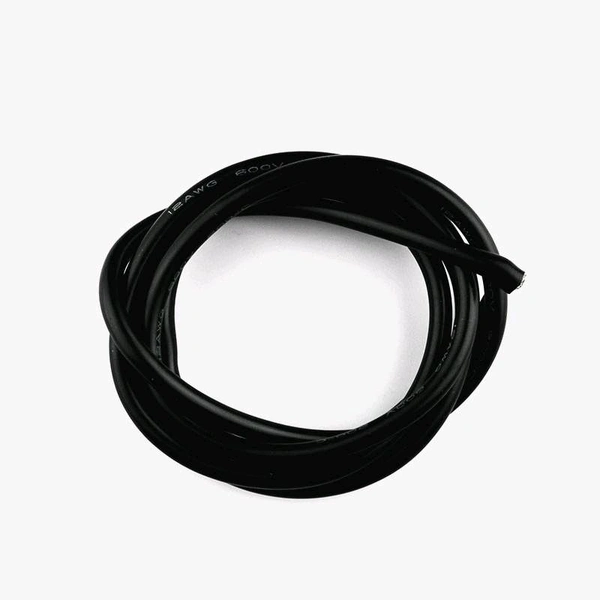 12AWG Silicone Wire Black ( 1 meter ) - High Quality Ultra Flexible for Battery Packs Q17 C2