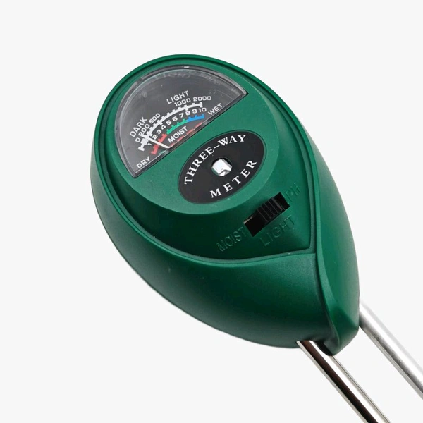 Three-Way Soil Meter for Moisture, Light Intensity and pH Testing Q4 C16