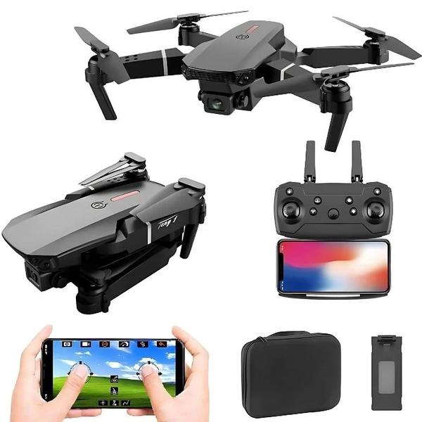 E99 PRO Foldable Drone with WiFi FPV HD Camera C7 B1