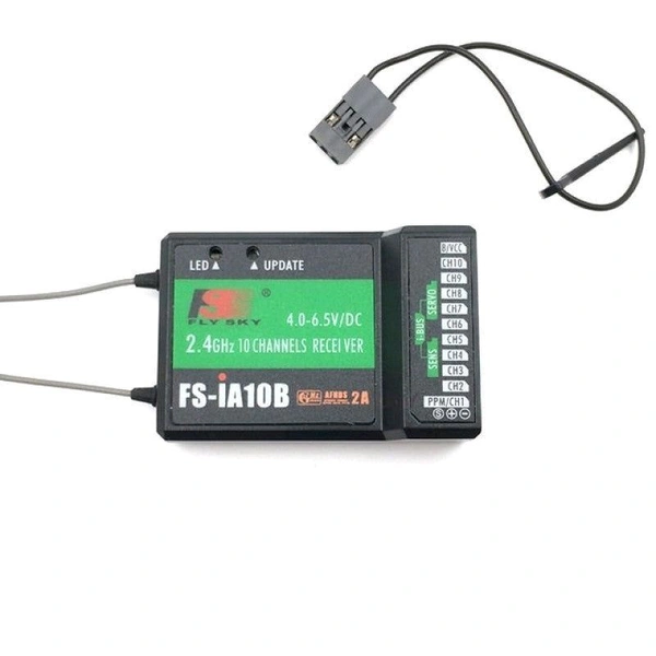 FlySky FS-iA10B Radio Receiver- 2.4GHz 10 Channel C7 B3