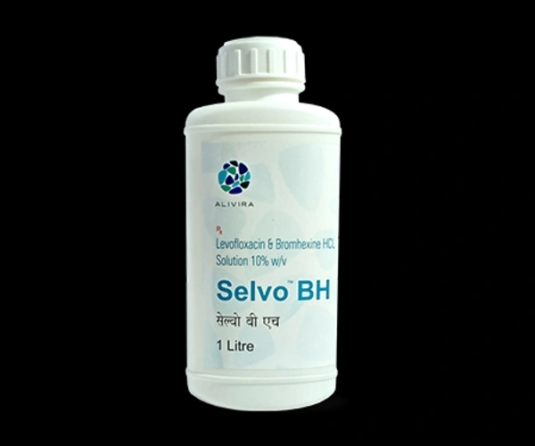 Selvo BH - Levofloxacin & Bromhexine HCL Solution 10% w/v by Alivira