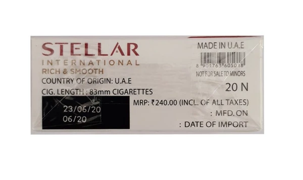 MARLBORO STELLAR DEFINE INTERNATIONAL CIGARETTES - Pack of 10