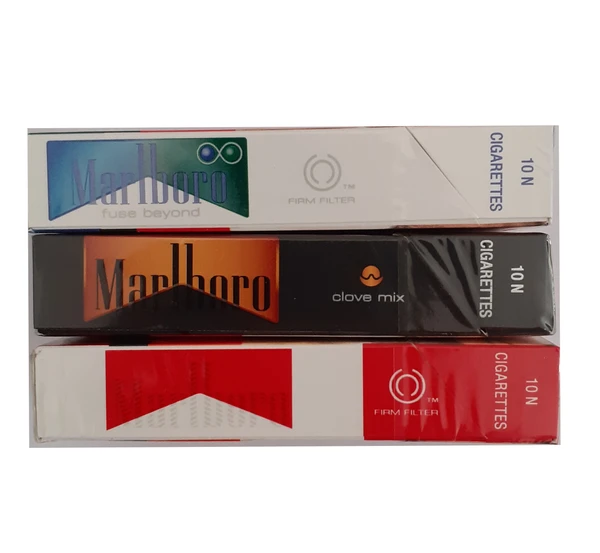 MARLBORO FUSE BEYOND, MARLBORO RED, CLOVE MIX COMBO