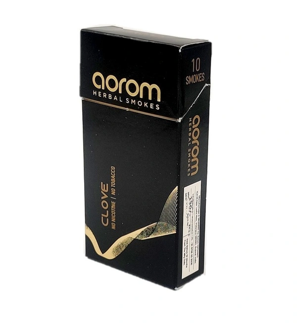 Aorom Herbal Smokes – Tobacco Free & Nicotine Free, Herbal Smokes  Clove Flavor - Pack of 3