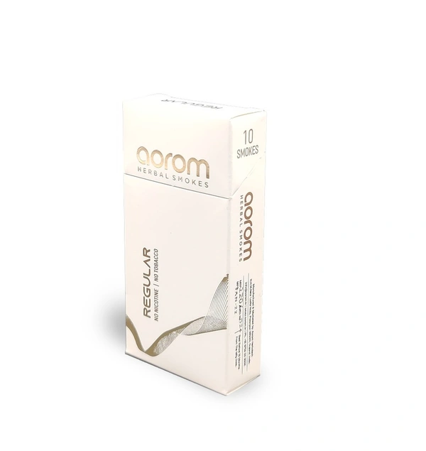 Aorom Herbal Smokes – Tobacco Free & Nicotine Free, Herbal Smokes Regular Flavor
