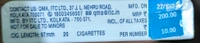 ITC AMERICAN CLUB- Gold Leaf Test (Pack Of 20)