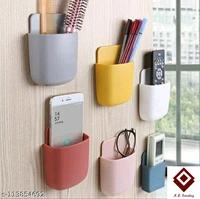 Plastic Multi Purpose Wall Mounted Storage - 4 Colors