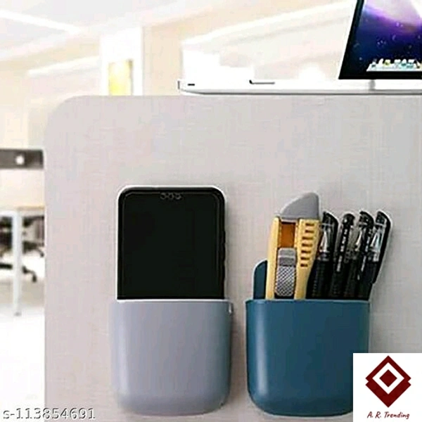 Plastic Multi Purpose Wall Mounted Storage - 4 Colors