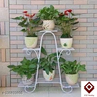 l Planter Stand*Material: IronNet Quantity (N): Pack of 1Product Breadth: 25 cmProduct Length: 50 cmProduct Height: 50 cm