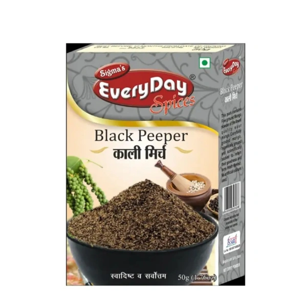 Everyday Black Pepper Powder  - 50Grm