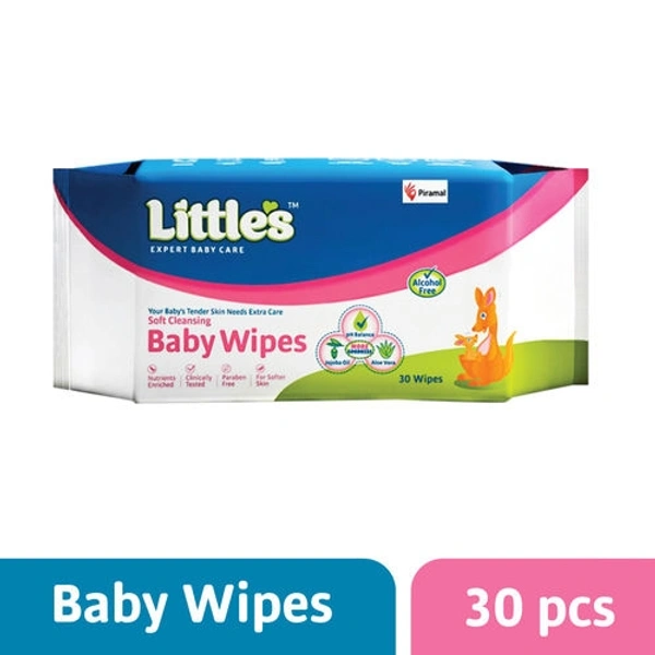 Littles Baby Wipes - 30 Wipes