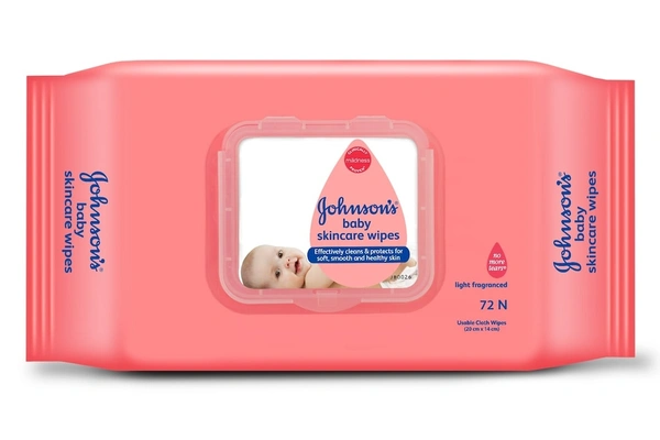 Johnson's Skincare Wipes - 72 N