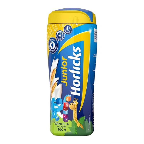 Junior Horlicks Vanilla Flavour  - 500GRM