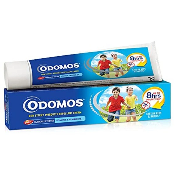 Odomos Non Sticky Mosquito Repellent Cream  - 50GRM