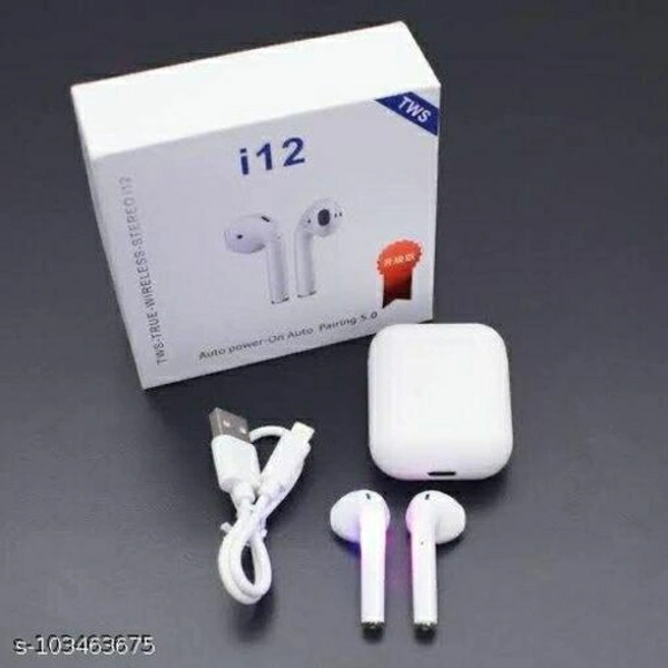Bluetooth Headphones & Earphones - White, Free Size
