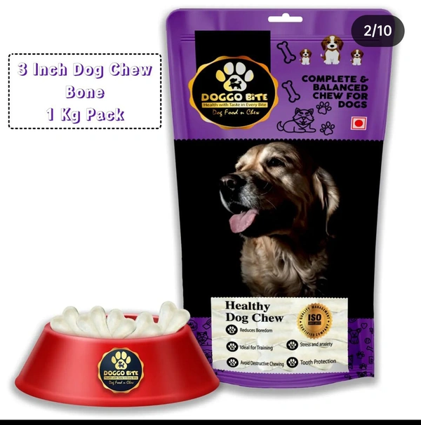 Dog Chew Bone 4 Inch. Hard 1 Kg 