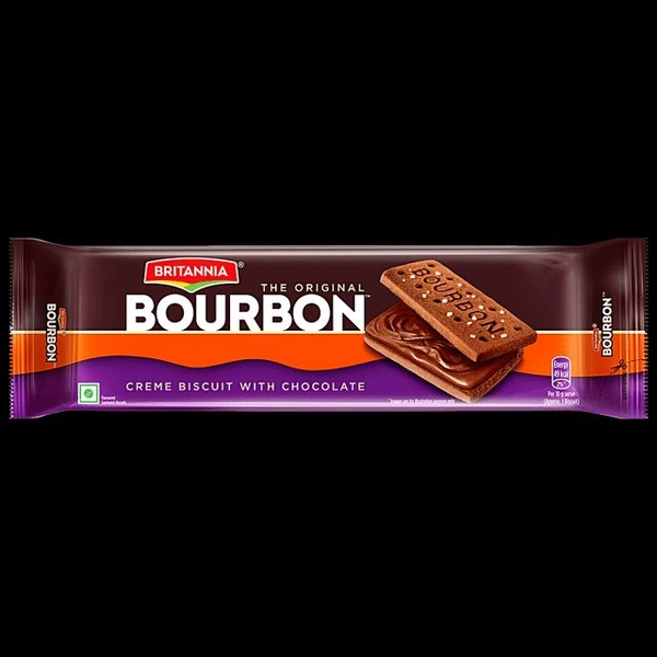 Britannia Bourbon Chocolate Cream Biscuit 150gm