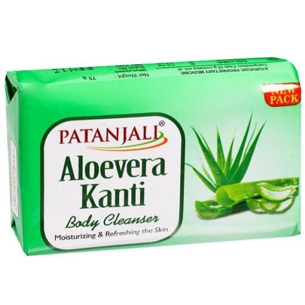 Patanjali Aloevera Kanti Soap 150g Pack Of 4