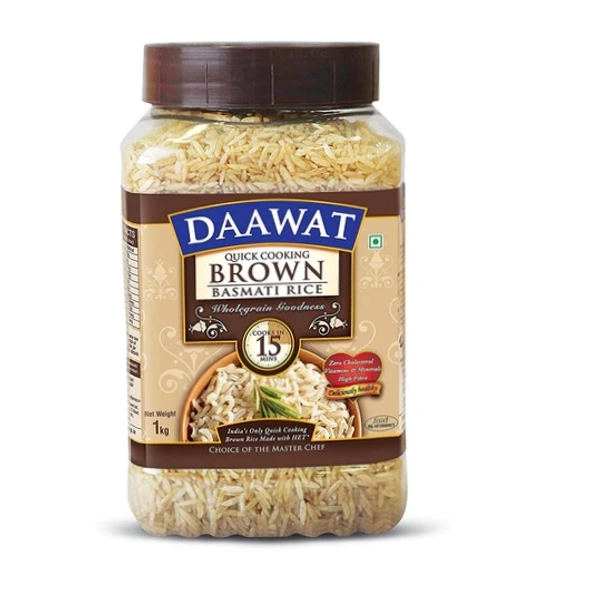 Daawat Brown Basmati Rice 1Kg - 1.0