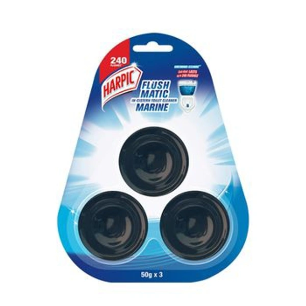 Harpic Flushmatic In - Cistern Toilet Cleaner Blocks 50gm Pack Of 3