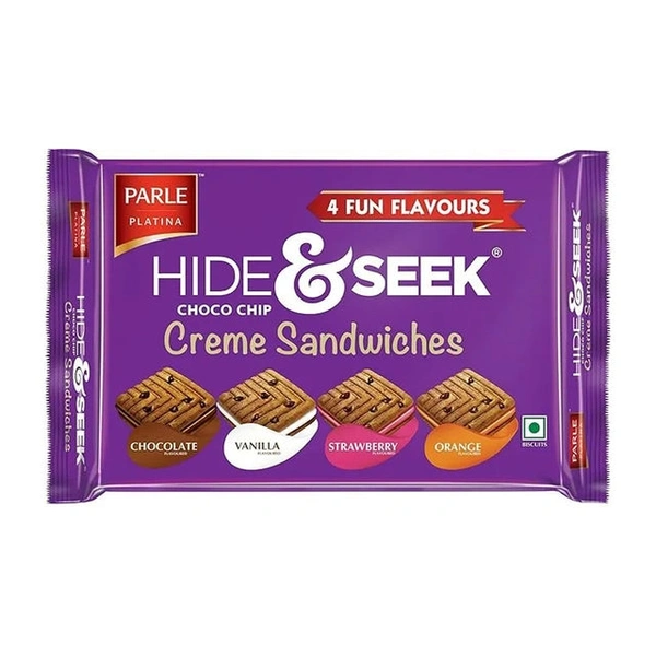 Parle Hide & Seek Creme Sandwich Biscuit 400gm buy 1 get 1 free