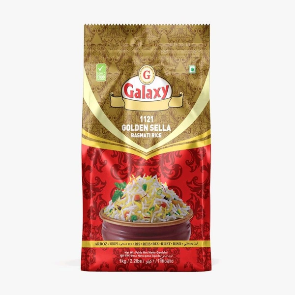 Galaxy Golden Sella 1121 Rice , 1Kg - 1.0