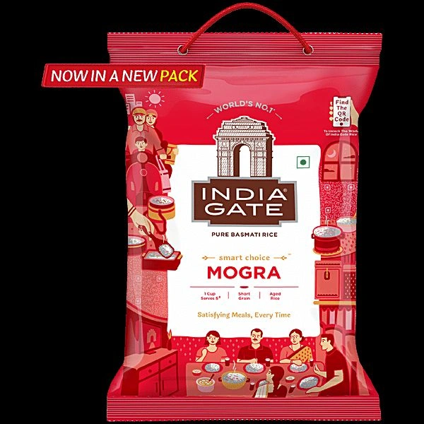 India Gate Mogra Rice 5 Kg - 5.0