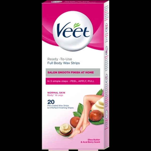 Veet Professional Ready To Use Half Body Wax Strips 8 strips