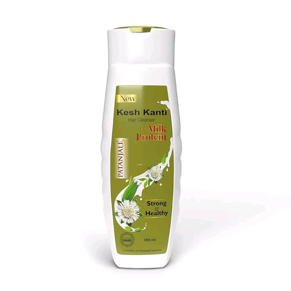 Patanjali Kesh Kanti Hair Cleanser With Milk Protein 180ml - 0.4