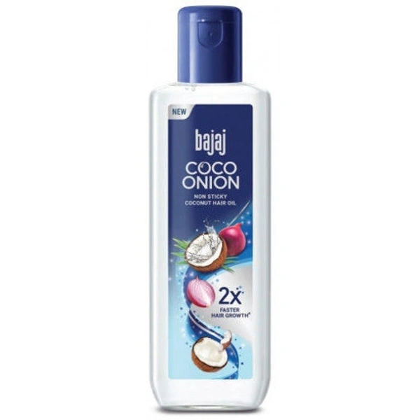 Bajaj Coco onion Non Sticky Coconut hair oil 90ml 