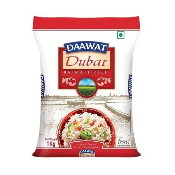 Daawat Dubar Basmati Rice 1kg - 1
