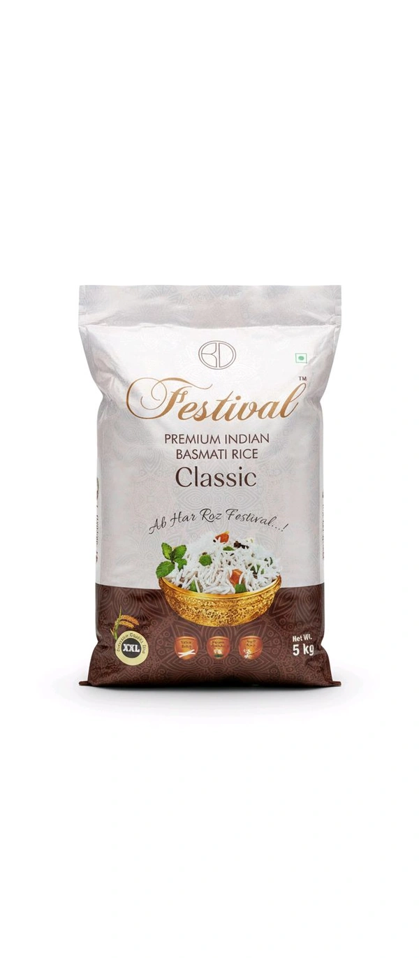 Festival Classic Basmati Rice 5kg  - 5.0